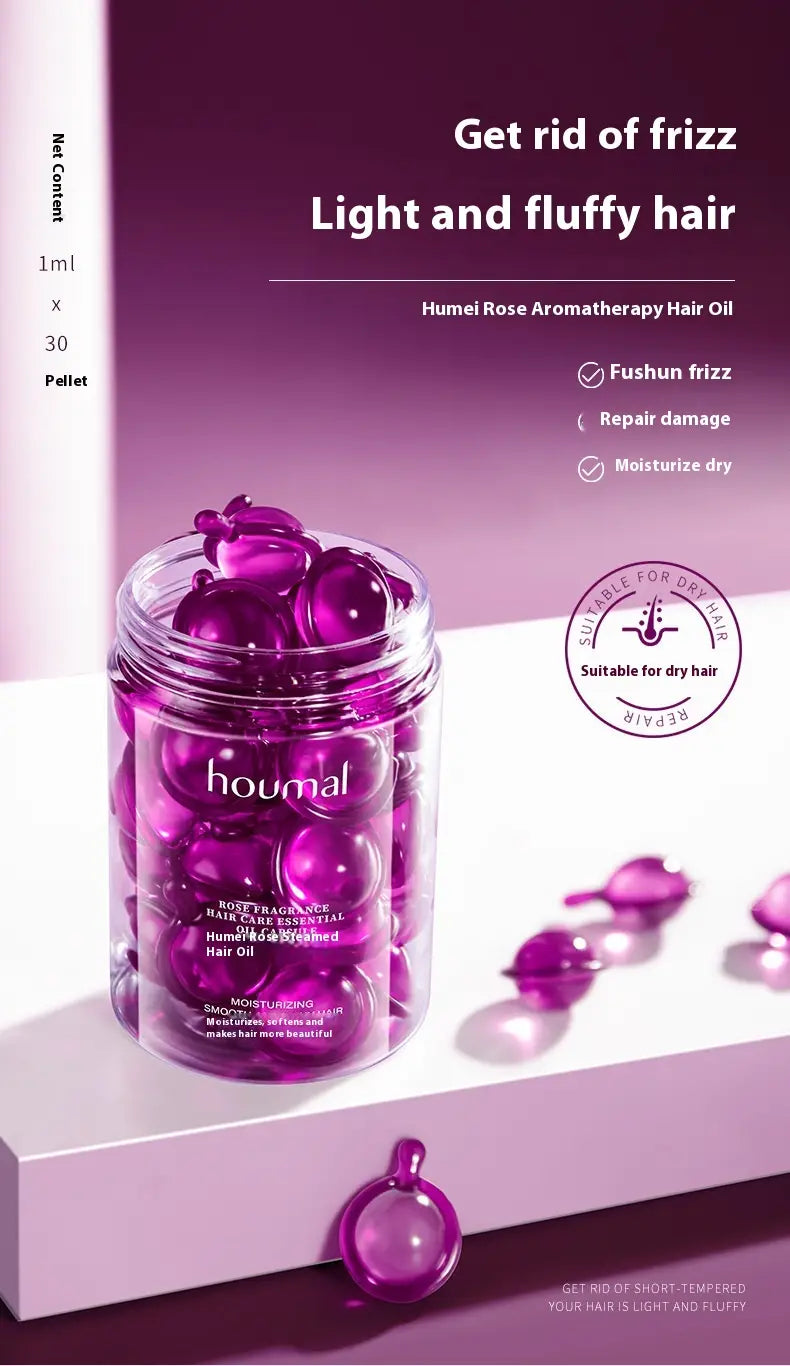 Flavanie de la lavande Huile essentielle pour les soins capillaires nets roses houmais violet 1 ml x 30