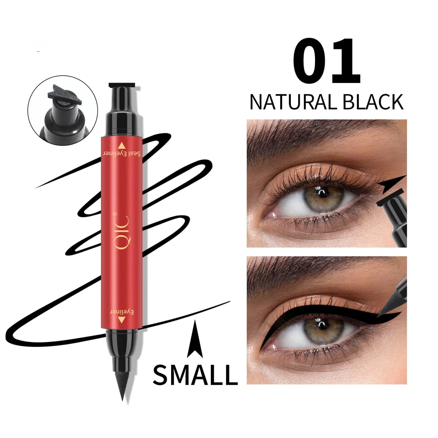 Waterproof Seal Eyeliner in Multiple Colors 3.5G Long-Lasting Formula