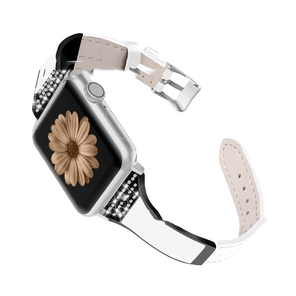 Ceramic Watch Band for Smart Watches Leather and Porcelain Styles