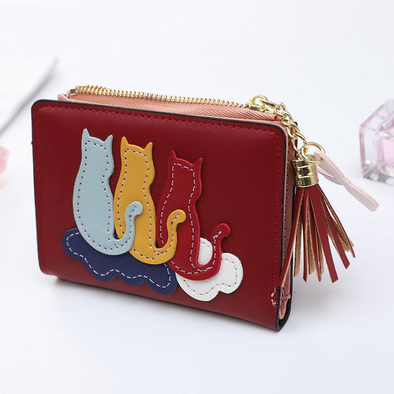 New Women’s Wallet Solid Color Multi Card - Solid Color Wallets That Make You Smile Sweetly