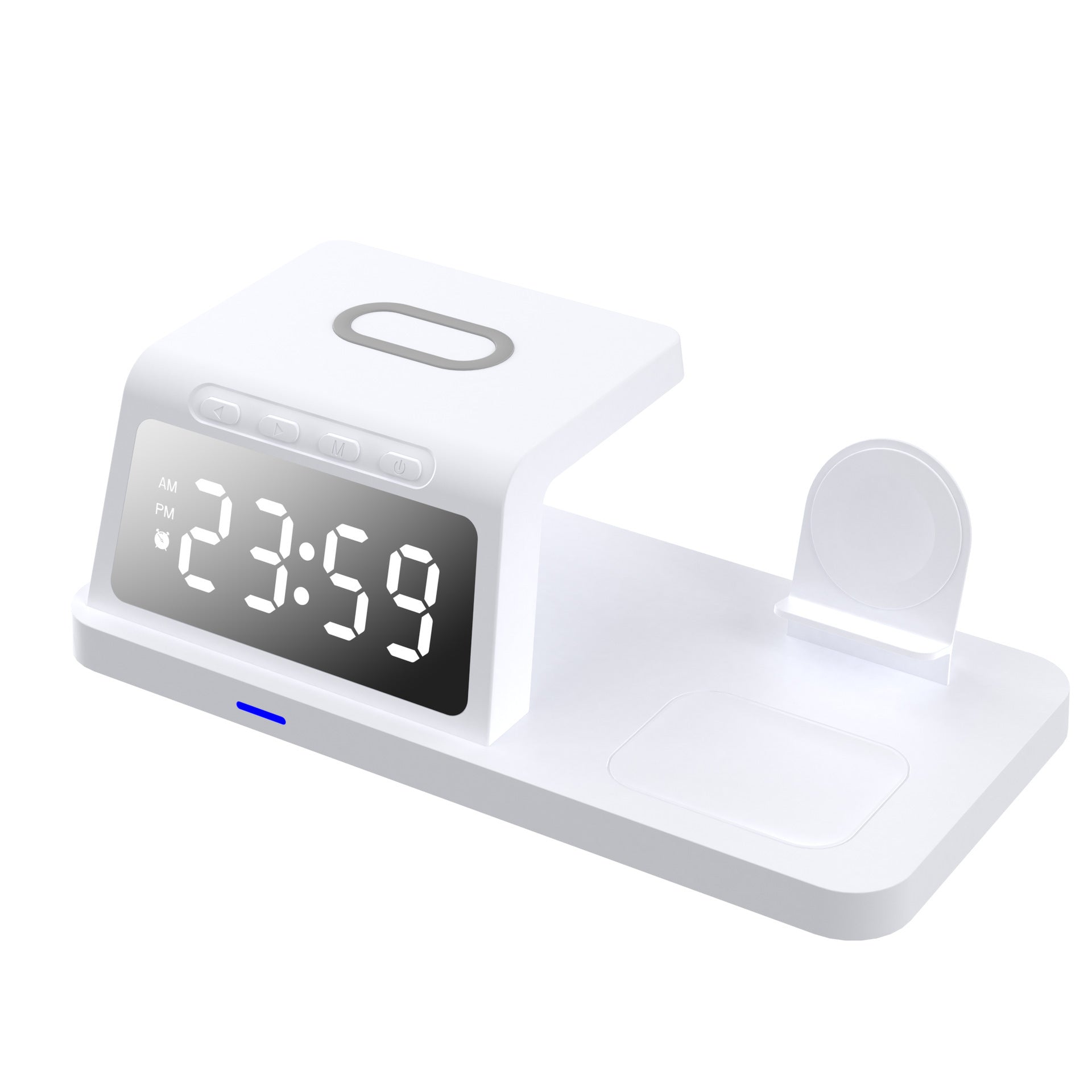 Four-in-one Clock Wireless Charger Fast Charger - Four-in-One Wireless Charger for Speedy Time Travel