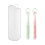 Baby Food Supplement Silicone Spoon - Spoon Wars: The Baby Food Double Spoon Adventure