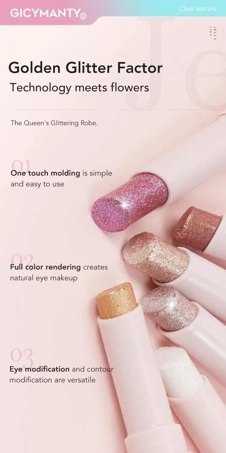 Ögonskuggpinne för flickor och studenter långvarig smink universell skugga