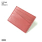 Leather Oil Edge Oblique Thin Bank Card Holder Soft Cowhide Document Package - Sleek Cowhide Wallet for Cards and Laughs