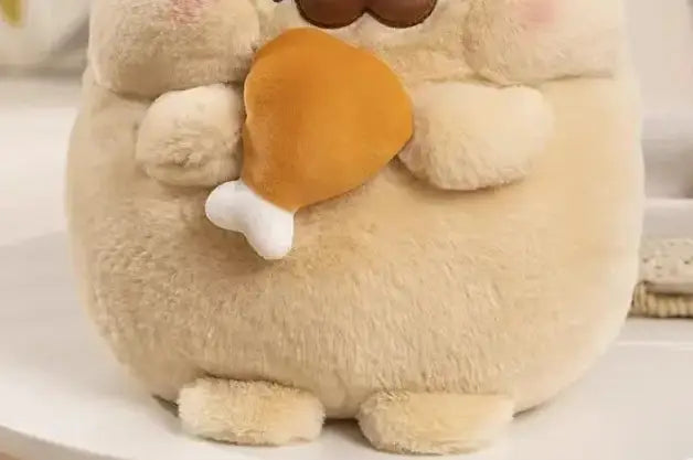 Plush konijnenbont speelgoed met PP -katoenvulling en een netto pocket packing -methode