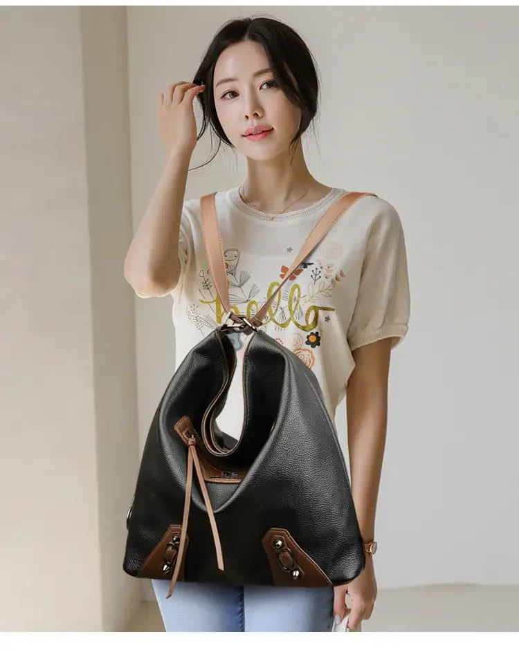 Large Capacity Multi Compartment Cross Body Bag in Durable Polyester Fabrics