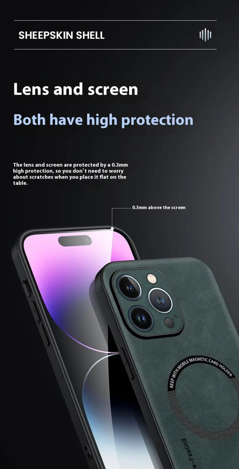 Anello magnetico con piombo Olge in grafite nero scuro night verde zaffiro blu