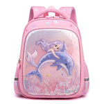 Decompression Waterproof Good-looking Mermaid Children Backpack - Mermaid Magic Backpack for Happy Little Sailors