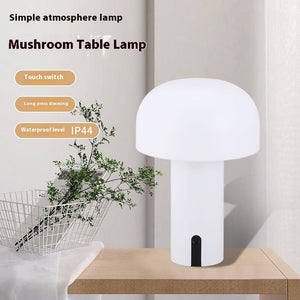 Decorative LED Mushroom Table Lamp with Touch Control for Bedroom Night Light - decorative led mushroom night light