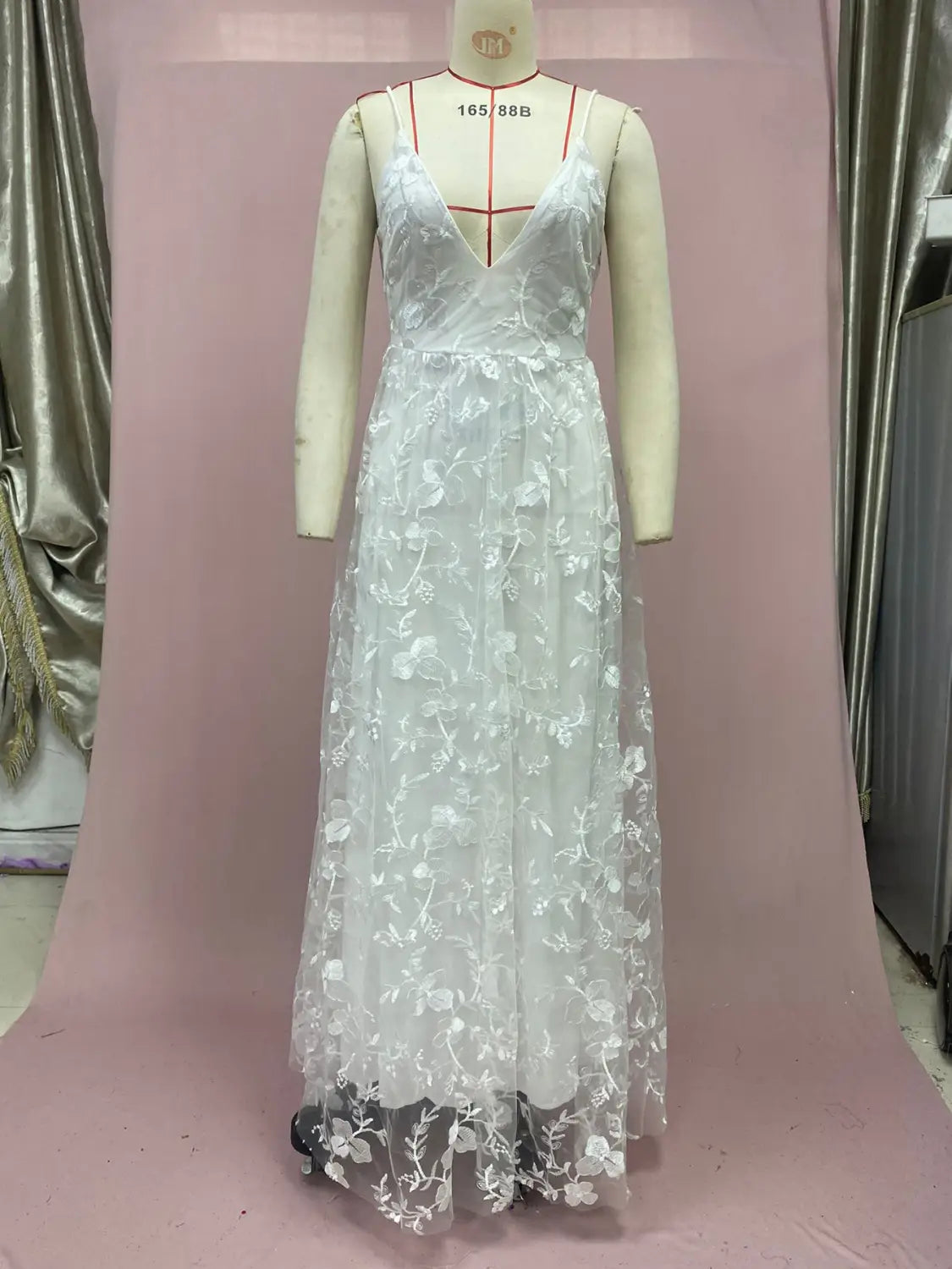 White Princess Skirt Dress Modern Bridal Backless Lace Sleeveless Midi