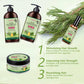 Deep Cleansing Shampoo Conditioner and Hair Mask Set for Frizz Control - Teleplus deep cleansing hair mask
