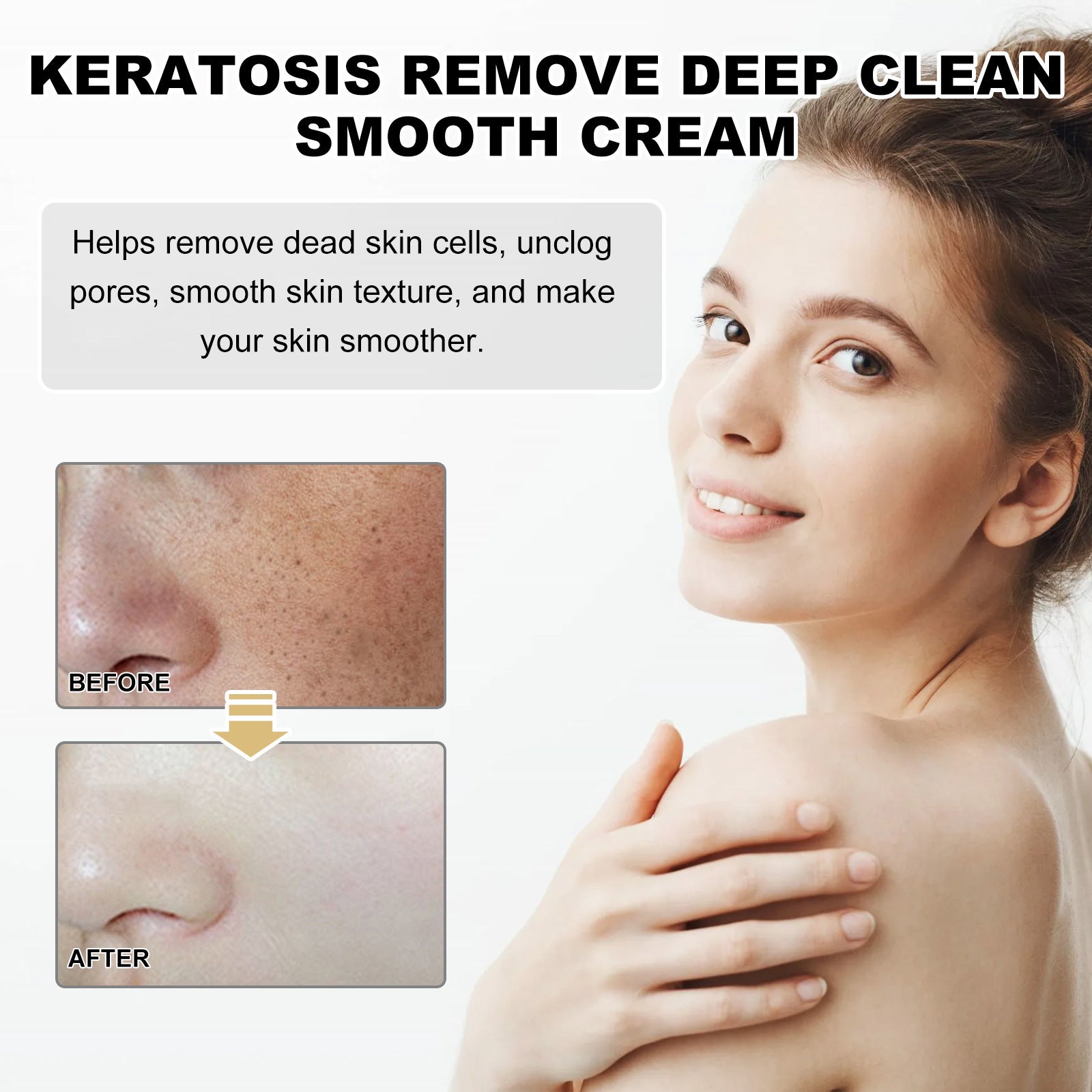 Deep Cleansing Smooth Cream Cleansing Skin Acne Cutin Dredging Pores Hydrating - Deep Cleansing Smooth Cream for Pore