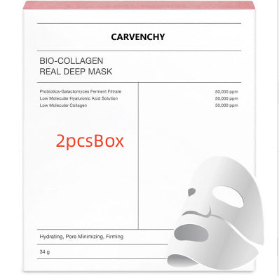 Deep Collagen Overnight Mask The Real Collagen Facial Sheet Masks With Low Molecular Weight Collagen For Elasticity