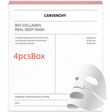 Deep Collagen Overnight Mask The Real Collagen Facial Sheet Masks With Low Molecular Weight Collagen For Elasticity