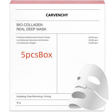 Deep Collagen Overnight Mask The Real Collagen Facial Sheet Masks With Low Molecular Weight Collagen For Elasticity