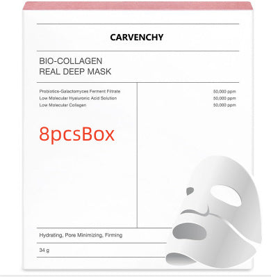 Deep Collagen Overnight Mask The Real Collagen Facial Sheet Masks With Low Molecular Weight Collagen For Elasticity