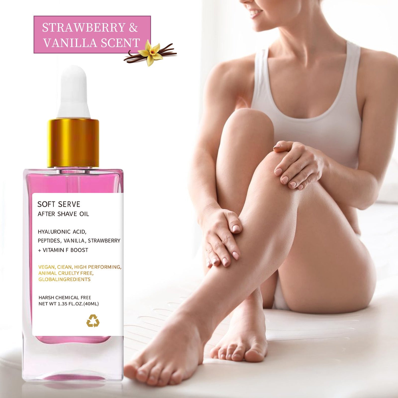 Deep Moisturizing Oil with Strawberry and Jojoba for Skin Care - Teleplus skin care deep moisturizing oil