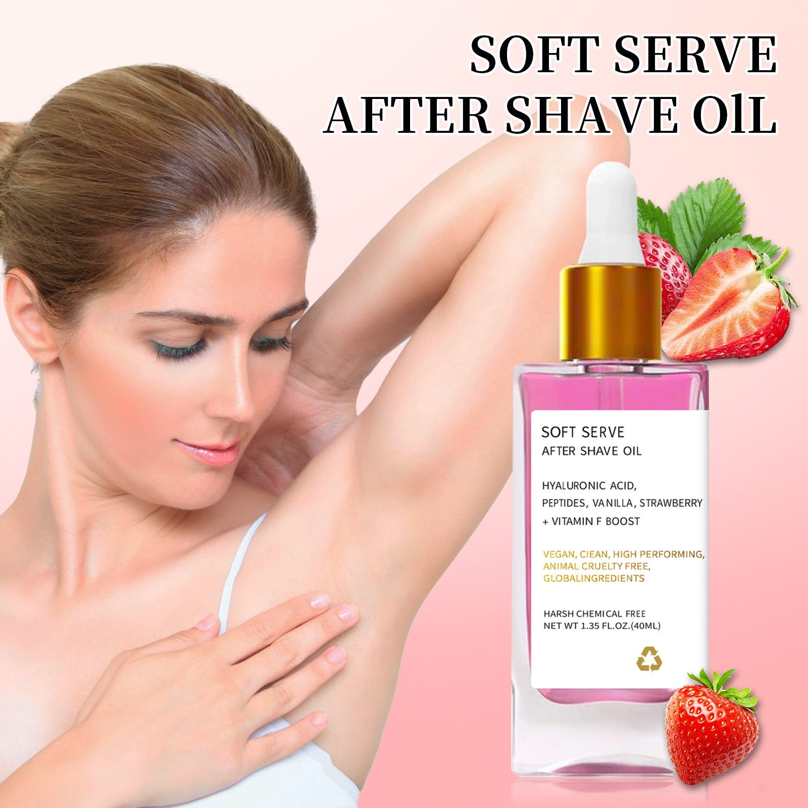 Deep Moisturizing Oil with Strawberry and Jojoba for Skin Care - Teleplus skin care deep moisturizing oil