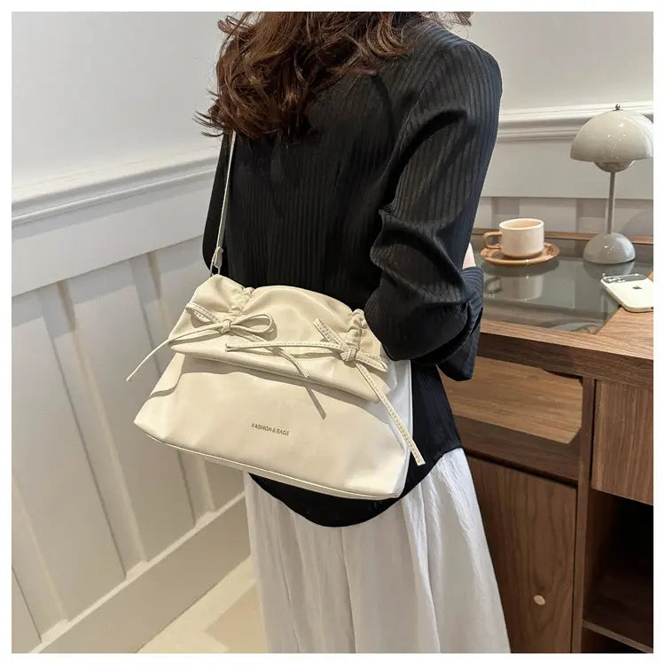 Sac à bandoulière en cuir PU avec plusieurs poches pour femmes et filles