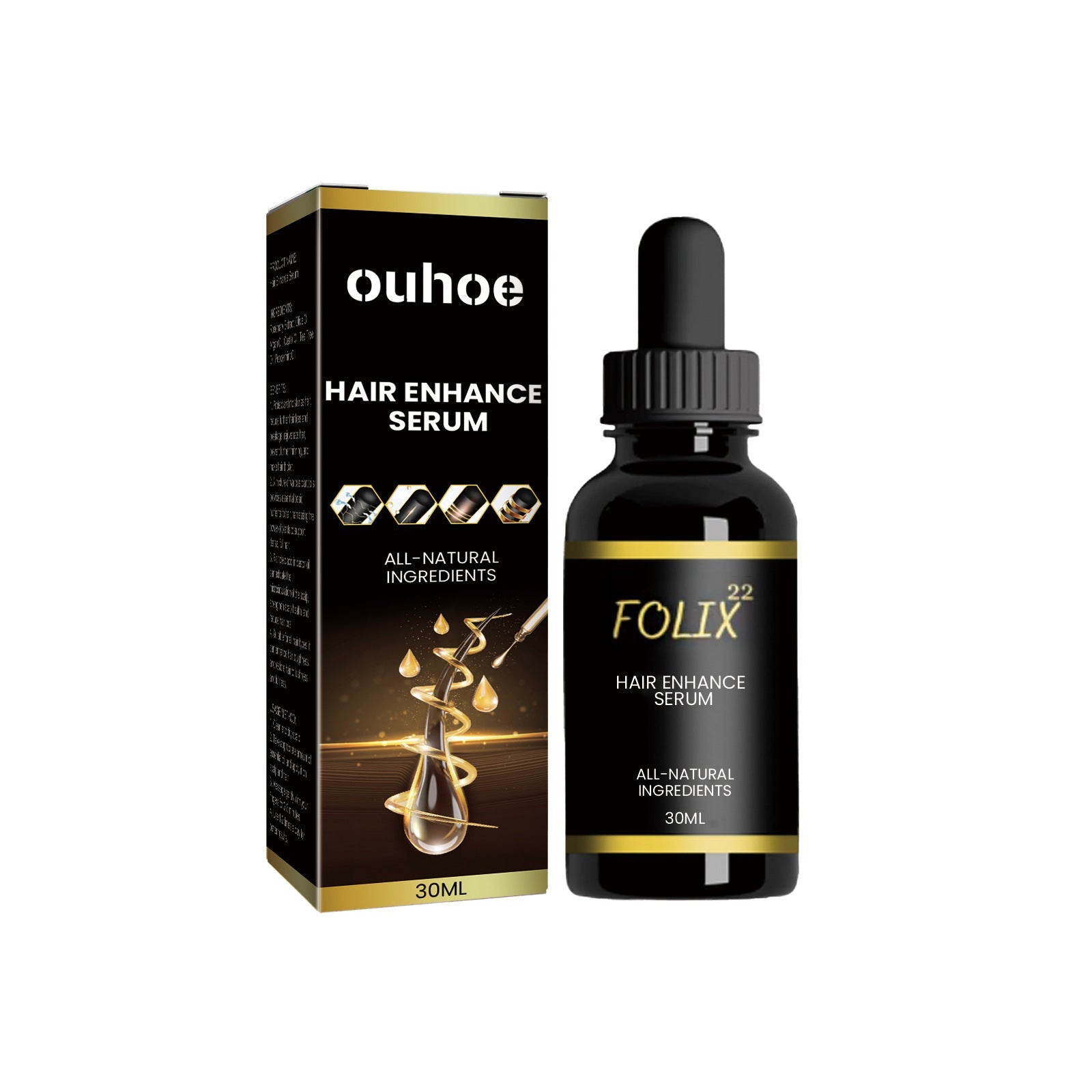 Dense Hair Essential Oil Moisturizes Hair Roots - Dense Hair Essential Oil for Roots that Love Hydration