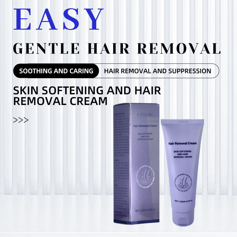 Depilatory Cream for Hair Removal Suitable All Skin Types 120g - depilatory cream sensitive skin hair removal dark