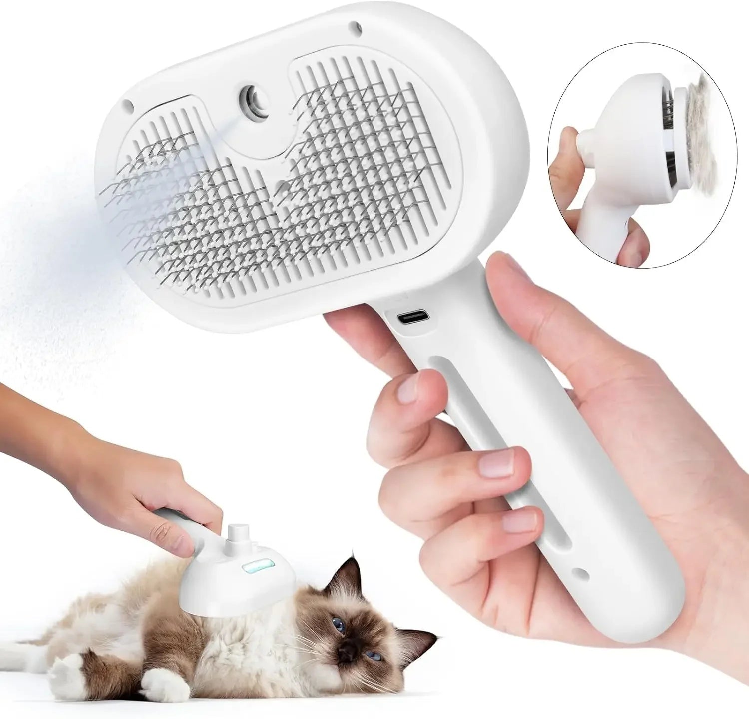 Deshedding Comb for Pets Grooming Tool Removes Loose Hair and Undercoat - Pet comb pet