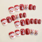 Detachable Snowflake Nail Art Patches for Christmas Style Wearable Nails - Teleplus christmas style detachable reindeer