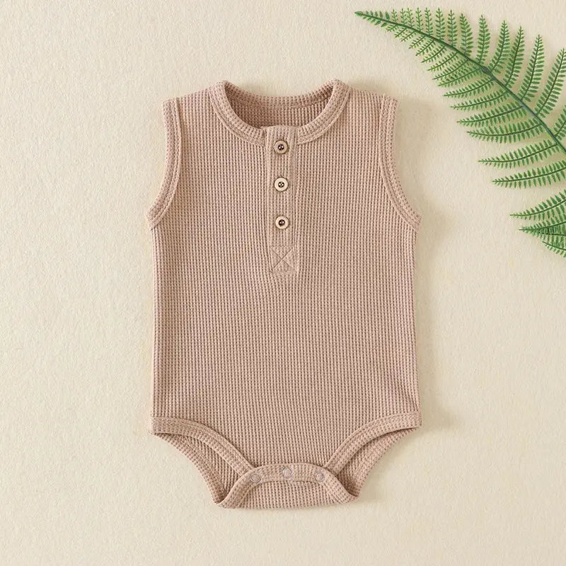 Newborn Jumpsuit Sleeveless Triangle Rompers