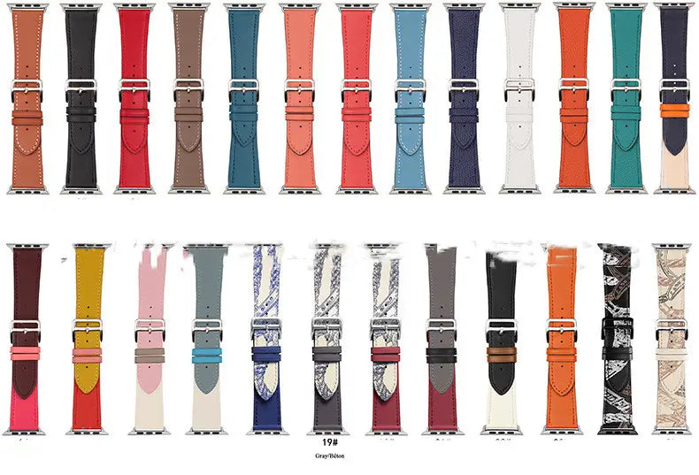 Fashionable And Simple Single-ring Leather Strap