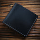 Men’s Fashion Handmade Vintage First Layer Cowhide Short Money Clip - Stylish Layer Cowhide Money Clip for Dapper Gents