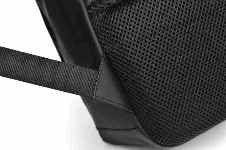 Férfi vízálló PU bőr laptop táska fekete kék szürke számítógépes táska