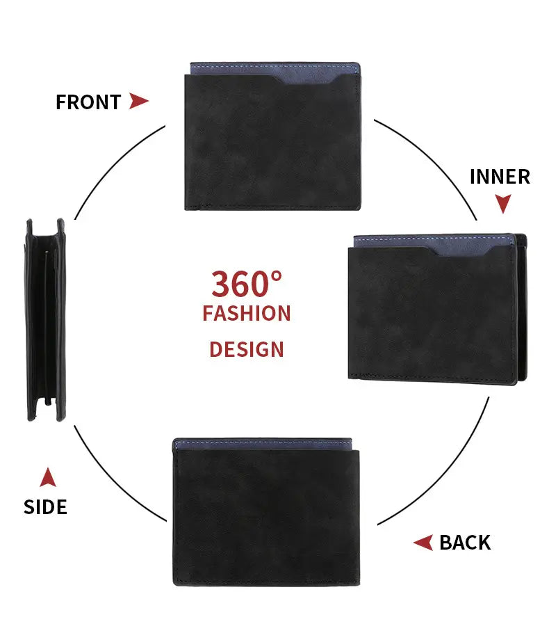 7-Pack Ultra-Light Polyester Wallet Linings in Black and Brown