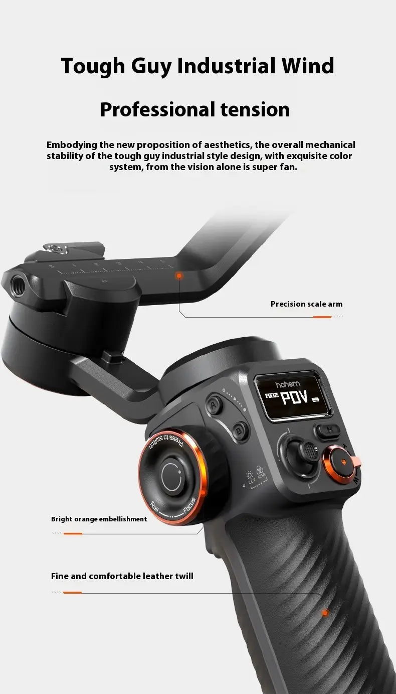 Mobile Phone Stabilizer with Face Tracking and AI Features