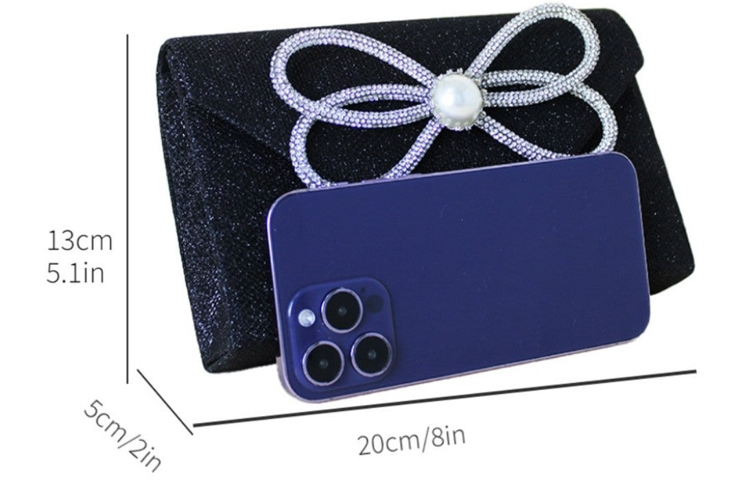 Diamond Flip Square Bag for Dinner Clutch and Party Events - Teleplus dinner clutch diamond flip square bag party
