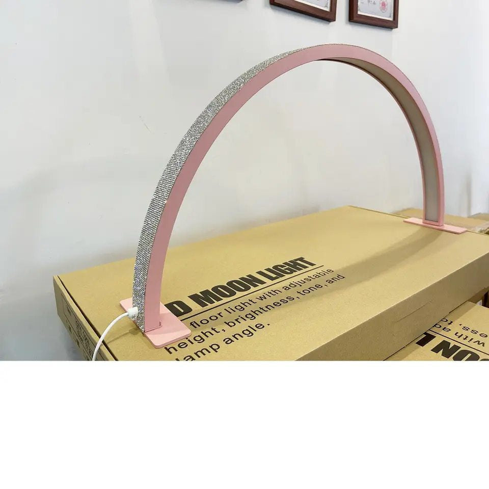 Diamond Half Moon Nail Beauty Shop Desk Light in Various Colors - for Art diamond half moon nail beauty shop lighting