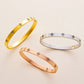 Electroplated Rose Gold Titanium Steel Bracelet for Men and Women - in titanium steel bracelet
