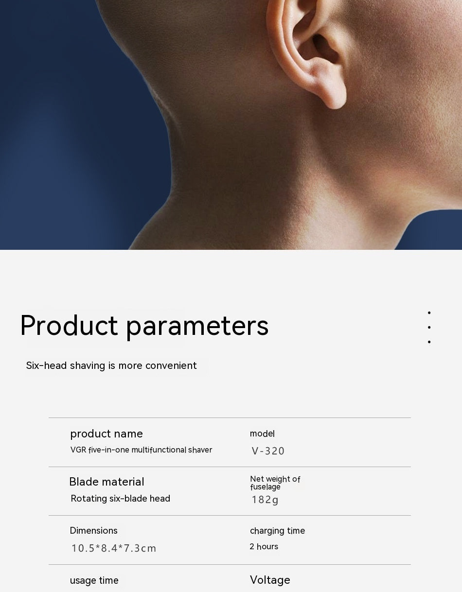 Digital Display Electric Shaver with Power Charging and Fully Washable Design - Teleplus shaver electric digital display