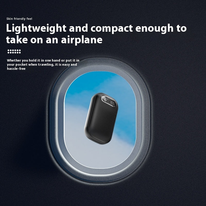 Digital Display Hand Warmer with Aluminum Heating Sheet and Double Screen - Teleplus n20 digital display hand warmer n25