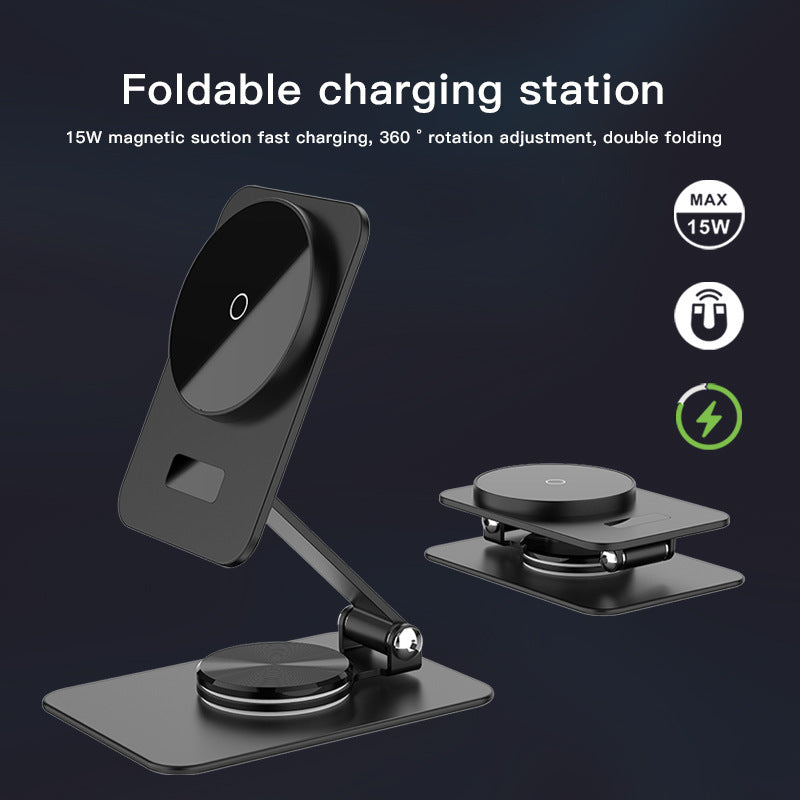 Digital Magnetic Wireless Charger 15W - Zap Your Tech with the 15W Wireless Charger