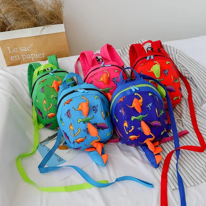 Dinosaur cartoon backpack - Dino-Might Backpack for Future Paleontologists