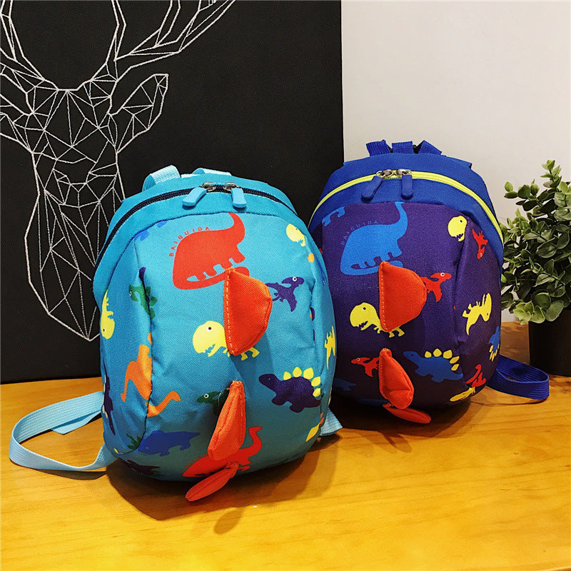 Dinosaur cartoon backpack - Dino-Might Backpack for Future Paleontologists