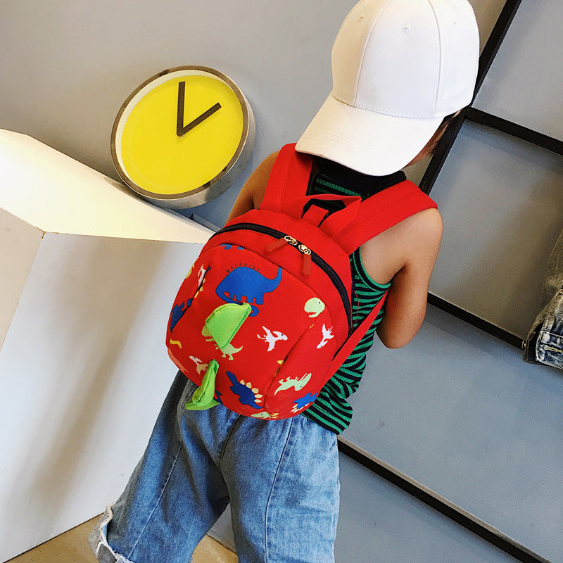 Dinosaur cartoon backpack - Dino-Might Backpack for Future Paleontologists