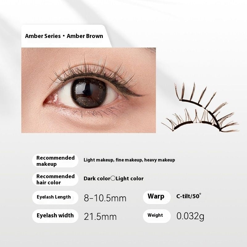 Disposable Delicate Eye Lashes with Magnetic Suction and Zero Glue Design - magnetic suction false eyelashes zero glue