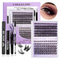 Diy Boxed Segment False Eyelashes Set for Professional Look - Teleplus DIY diy boxed segment false eyelashes suit
