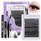 Diy Boxed Segment False Eyelashes Set for Professional Look - Teleplus DIY diy boxed segment false eyelashes suit