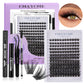 Diy Boxed Segment False Eyelashes Set for Professional Look - Teleplus DIY diy boxed segment false eyelashes suit