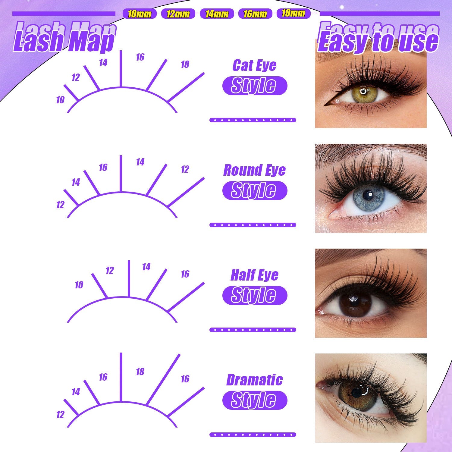 Diy Boxed Segment False Eyelashes Set for Professional Look - Teleplus DIY diy boxed segment false eyelashes suit