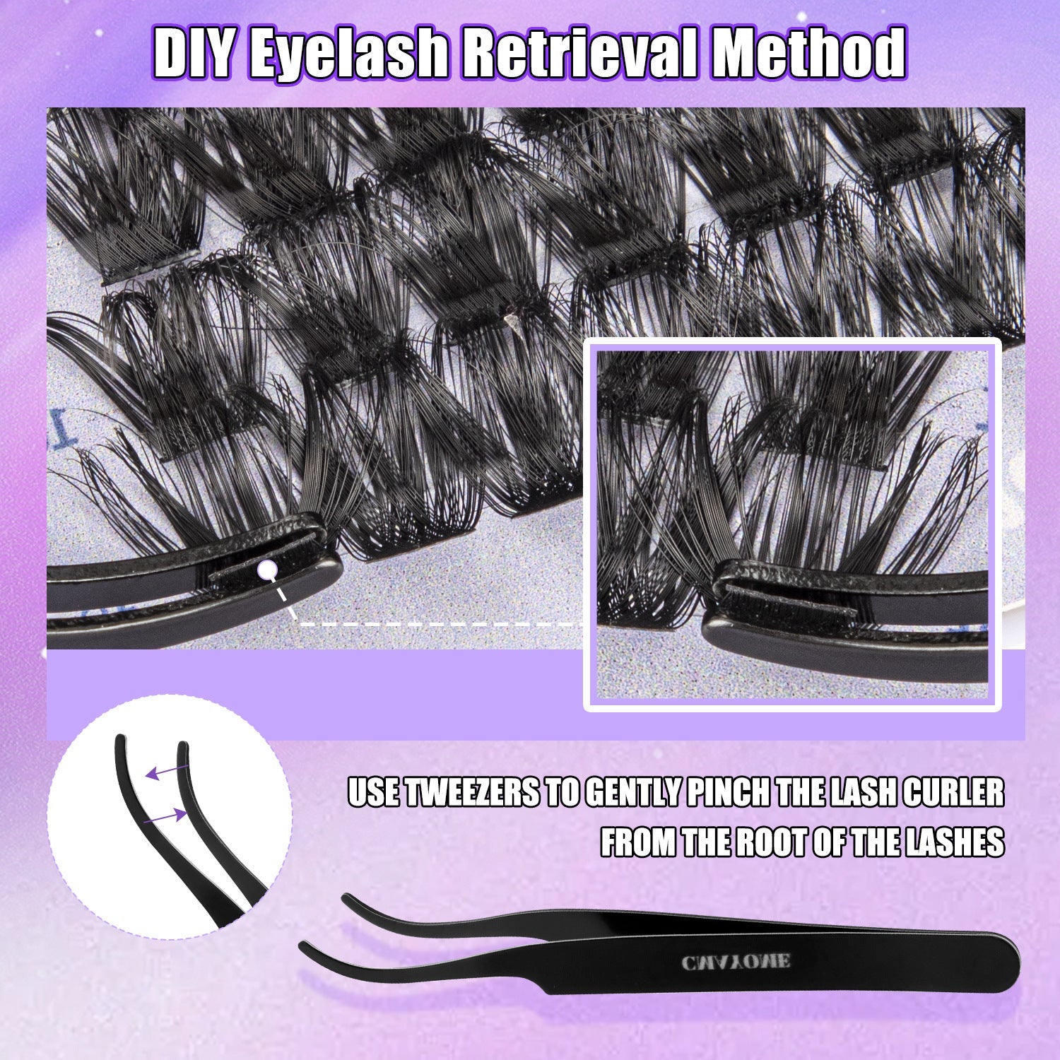 Diy Boxed Segment False Eyelashes Set for Professional Look - Teleplus DIY diy boxed segment false eyelashes suit