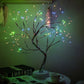 DIY LED Mini Christmas Tree with Copper Wire Garland and Warm White Lights - Teleplus Night Light led night light mini
