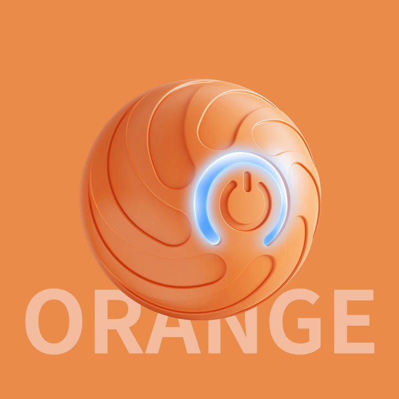 Dog Ball Convex TPR Pet Toy with Data Cable Blue or Orange for Dogs - [dog ball convex]